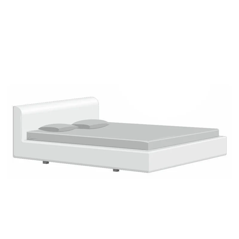 Polsterbett 180x200 mit Kopfteil Cosy-S light grey