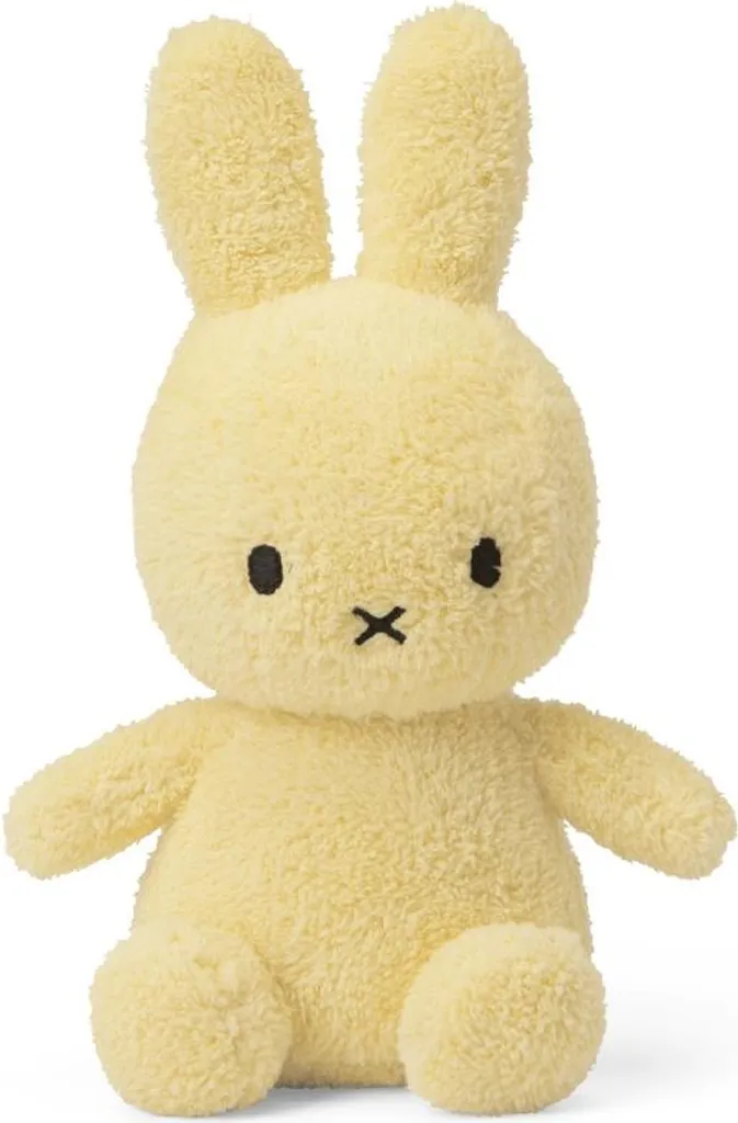Miffy Frottee-Kuscheltier – 23 cm in Rosa & Gelb
