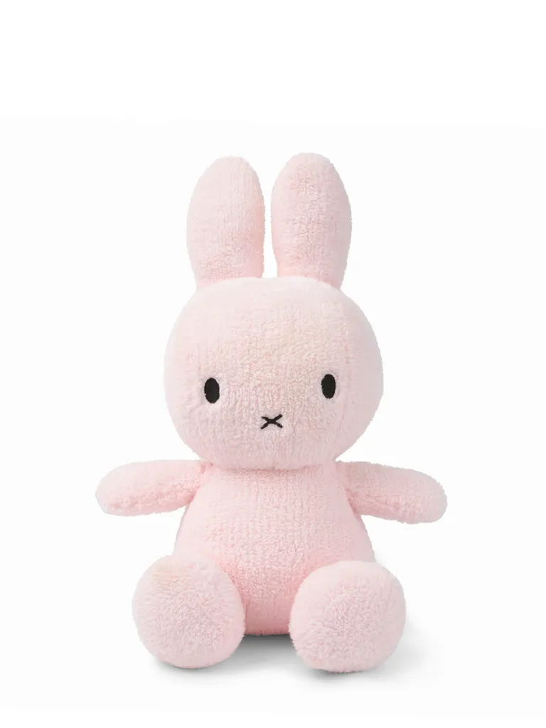 Miffy Frottee-Kuscheltier – 23 cm in Rosa & Gelb