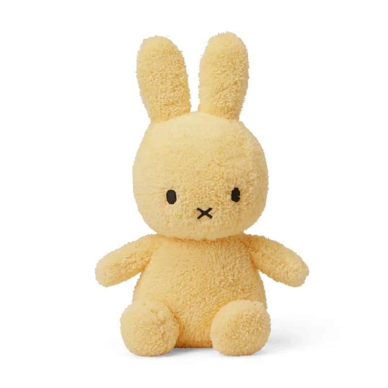 Miffy Frottee-Kuscheltier – 23 cm in Rosa & Gelb