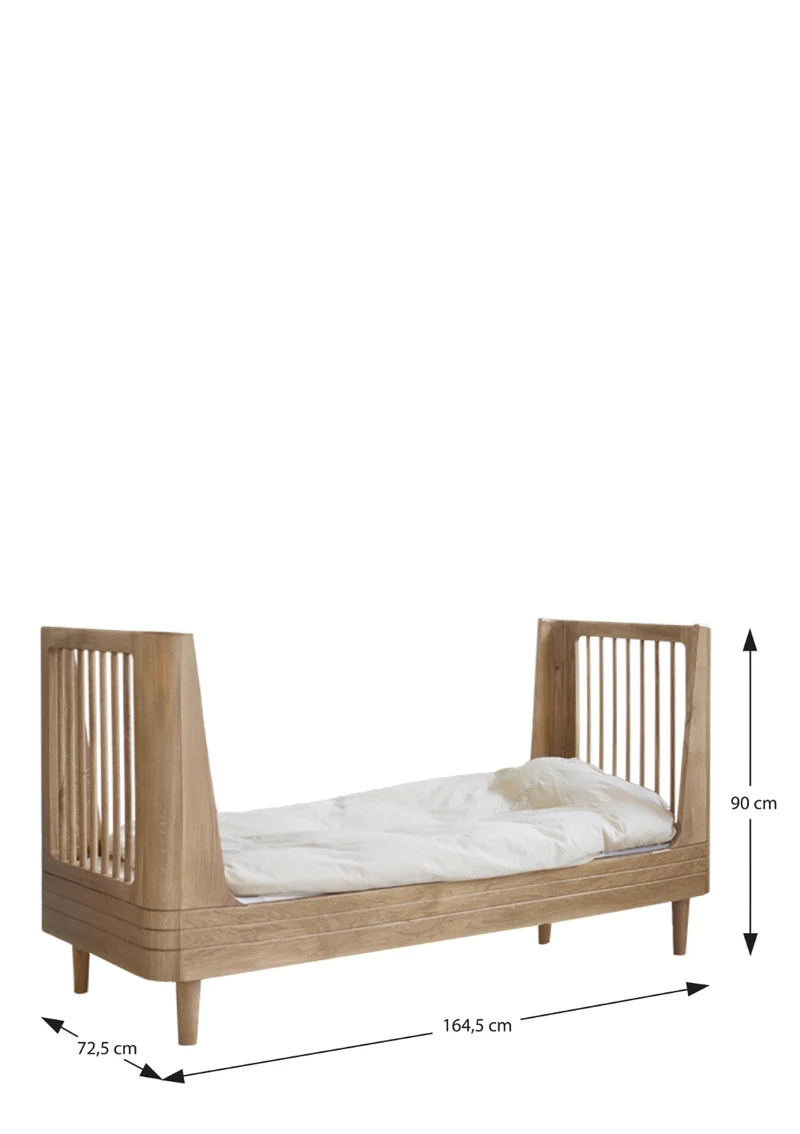 Juniorbett 'Nature Junior Bed 2.0' Eiche 164,5 x 72,5 cm