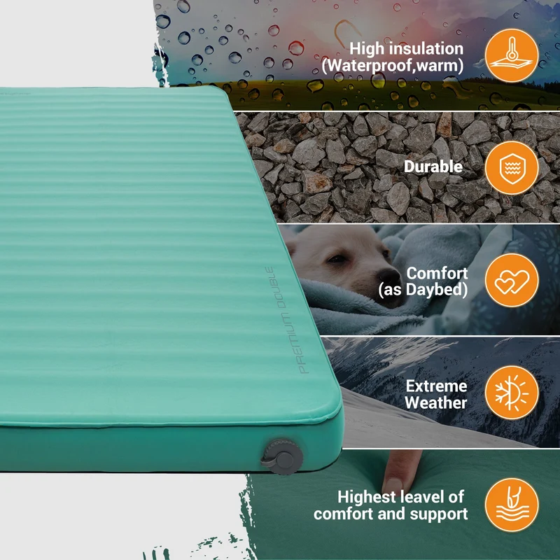 PREMIUM DOUBLE 7.5 Self-Inflating Foam Sleeping Pad