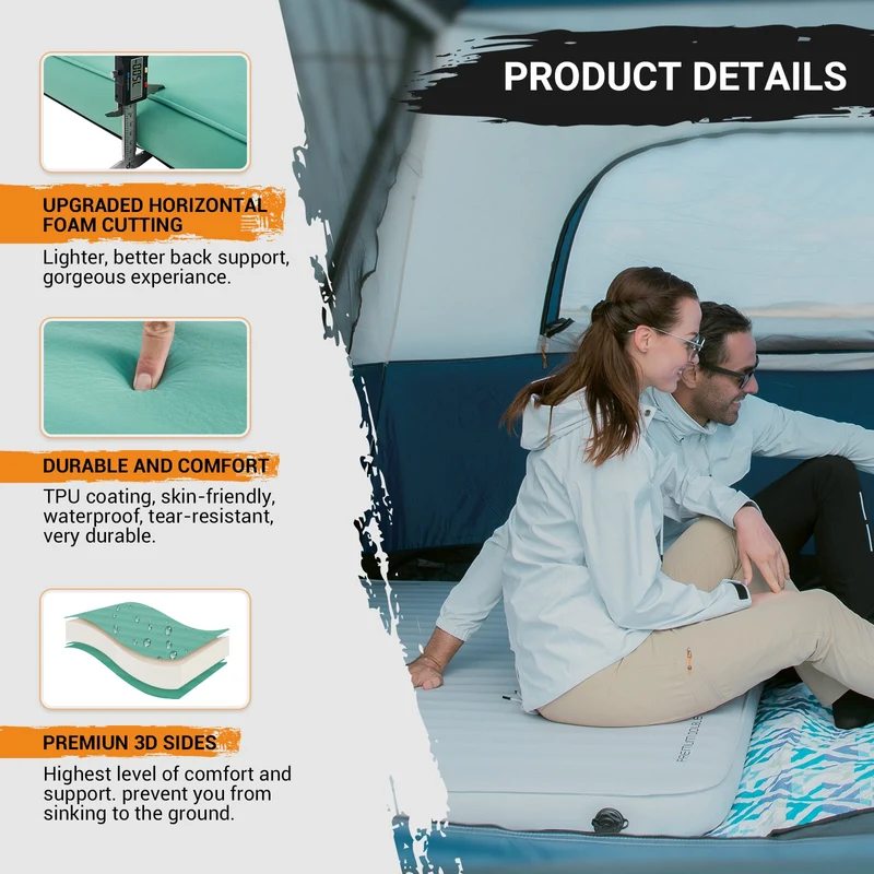 PREMIUM DOUBLE 7.5 Self-Inflating Foam Sleeping Pad