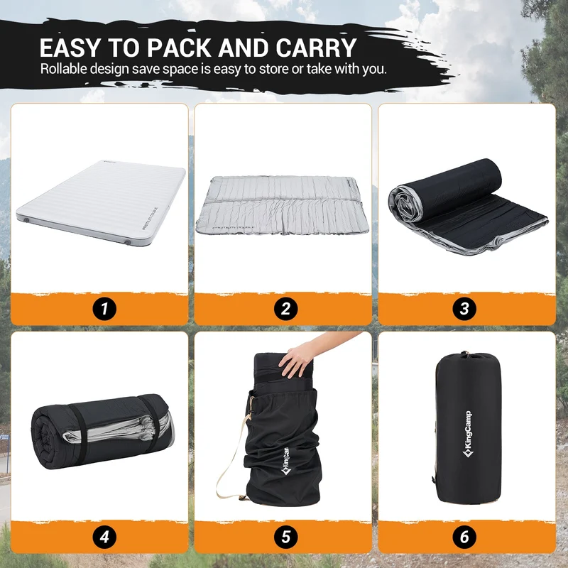 PREMIUM DOUBLE 7.5 Self-Inflating Foam Sleeping Pad