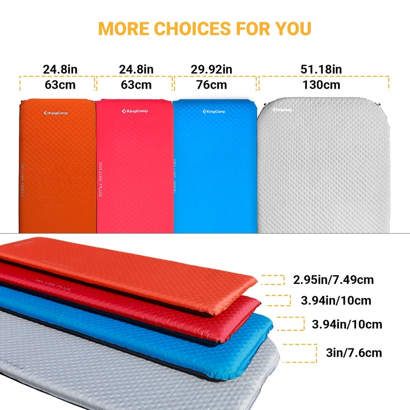 Double Self Inflating Sleeping Pad