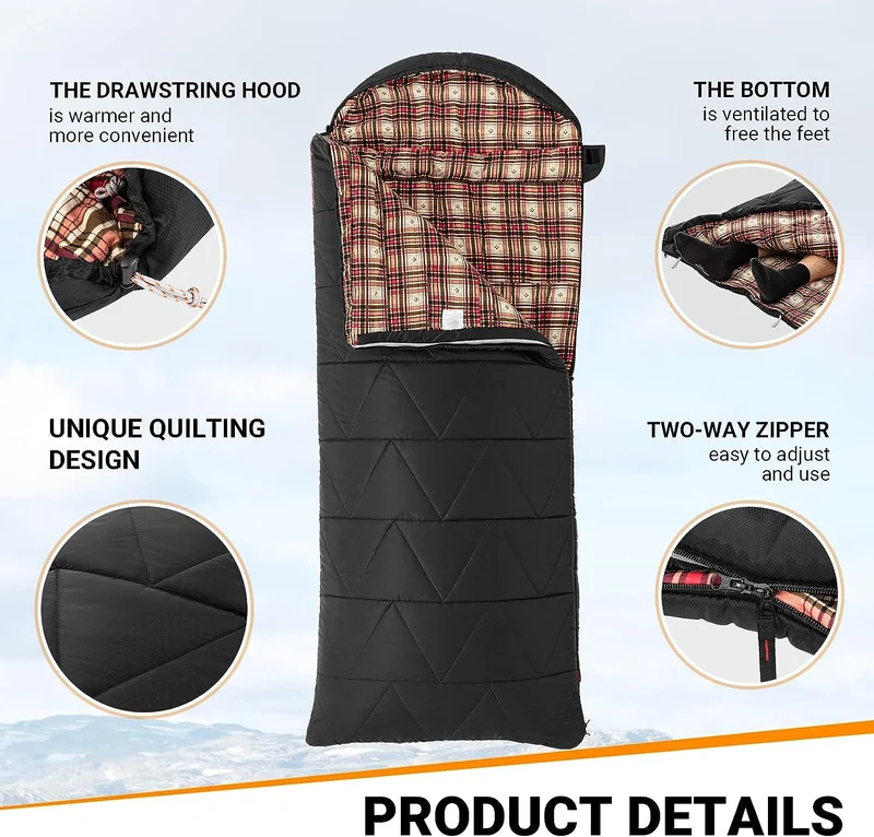 35F Oversized 3-4 Season Sleeping Bag