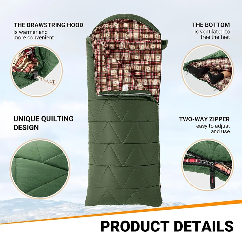 35F Oversized 3-4 Season Sleeping Bag