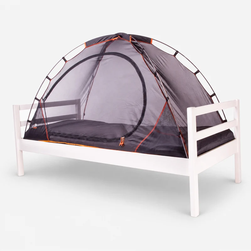 Bettzelt Schwarz 200x90 cm