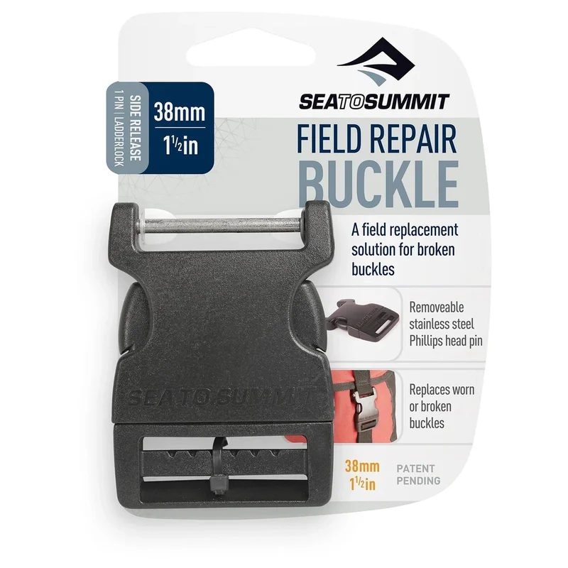 Sea to Summit Field Repair Buckle - Hebilla de correa 1 Pin 38 mm (black)