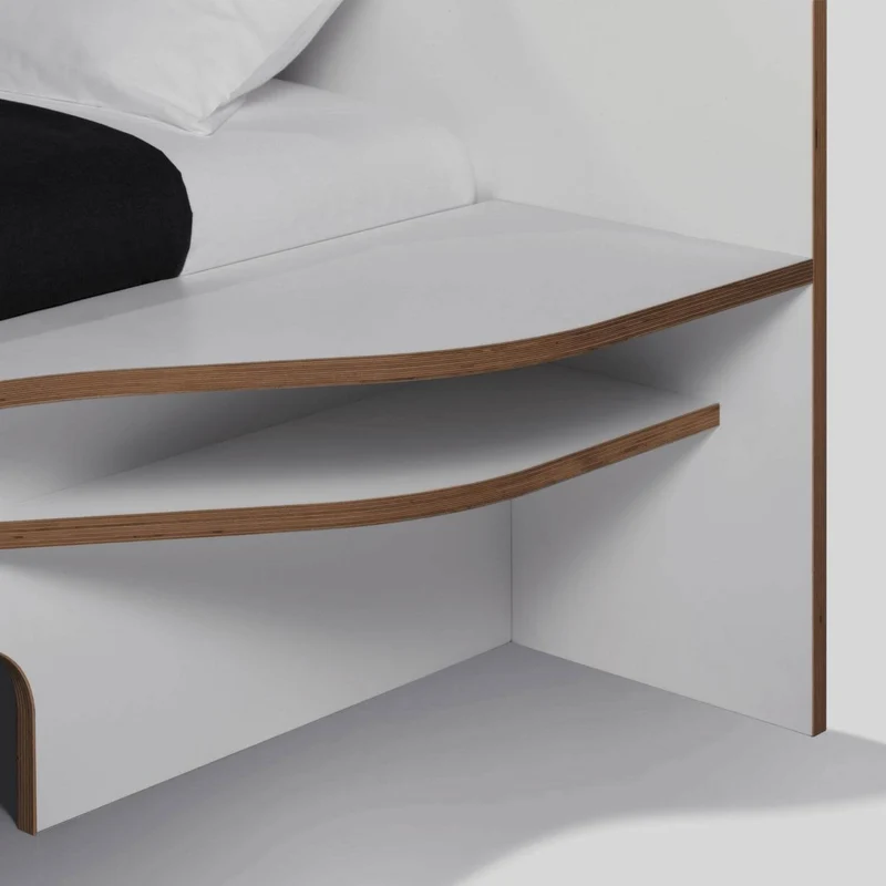 Plane Doppelbett