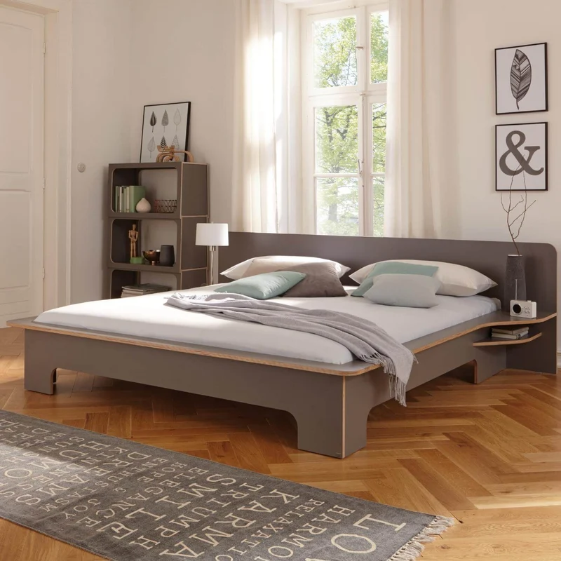 Plane Doppelbett
