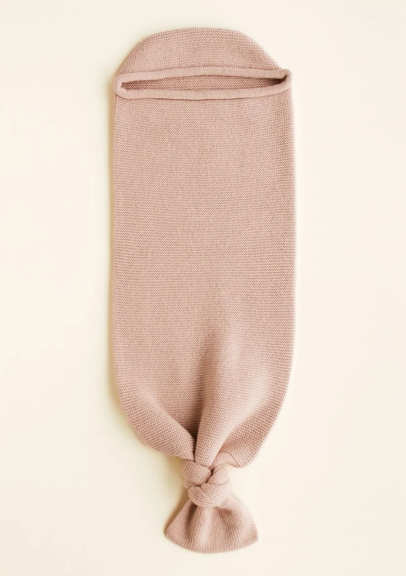 Merino Strick-Pucksack 'Cocoon' Apricot
