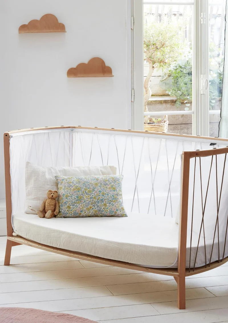 Babybett 'Kimi' Rosenholz 120 x 66 cm