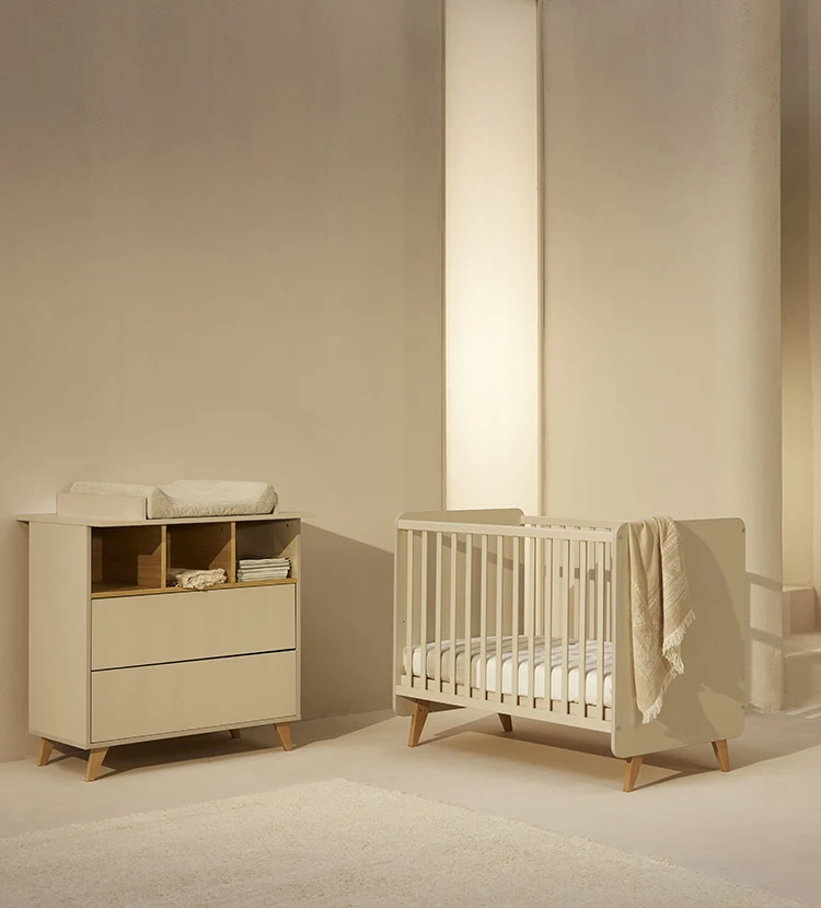 Babybett 'Loft' Weiß 120 x 60 cm