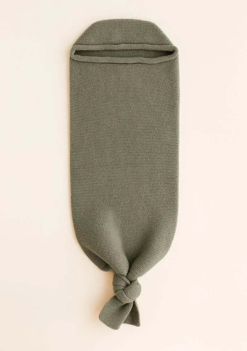 Merino Strick-Pucksack 'Cocoon' Artichoke