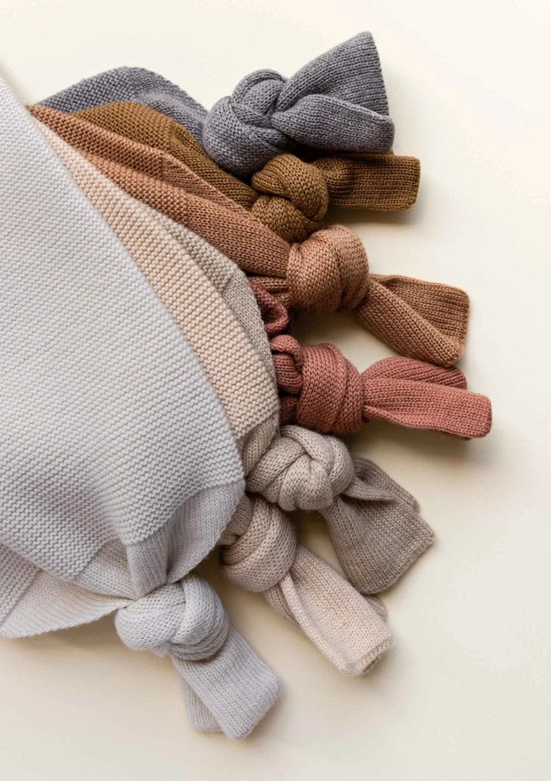 Merino Strick-Pucksack 'Cocoon' Artichoke