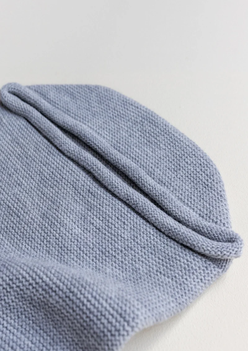 Merino Strick-Pucksack 'Cocoon' grey melange