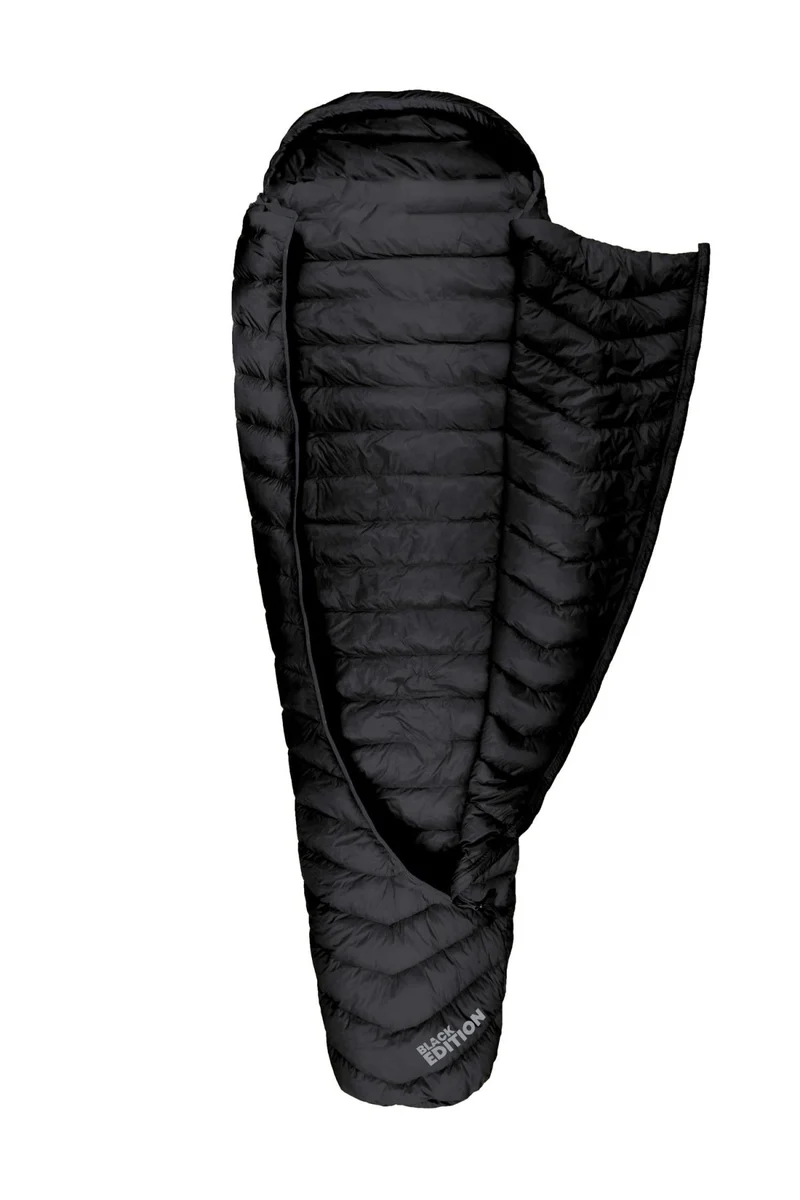 DownWool 2.0 Extreme Light Schlafsack Regular | BLACK EDITION | 8 °C