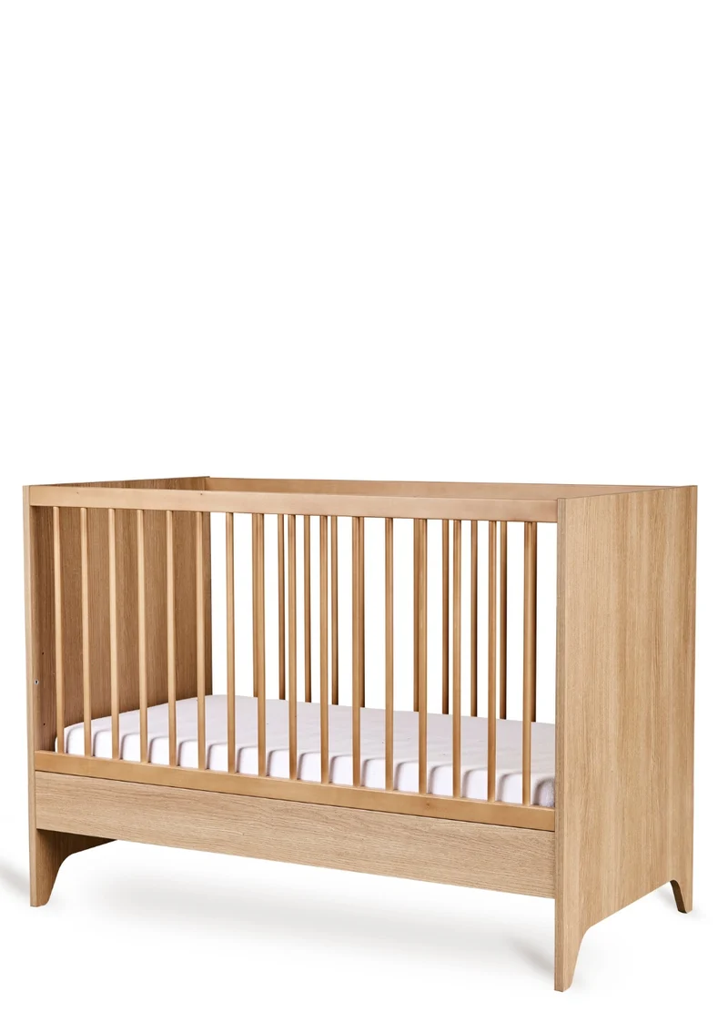 Babybett 'Tsugi' Honey Ash 120 x 60 cm