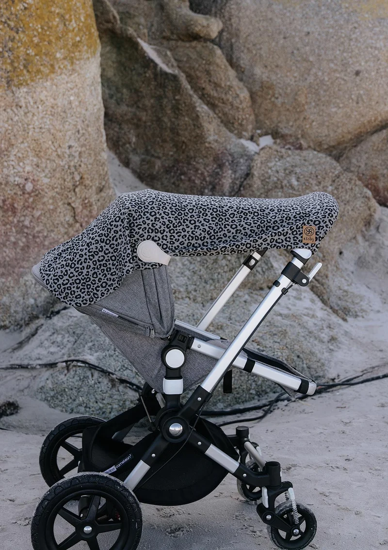 Multifunktionale UV-Decke UPF 50+ Leopard Grey