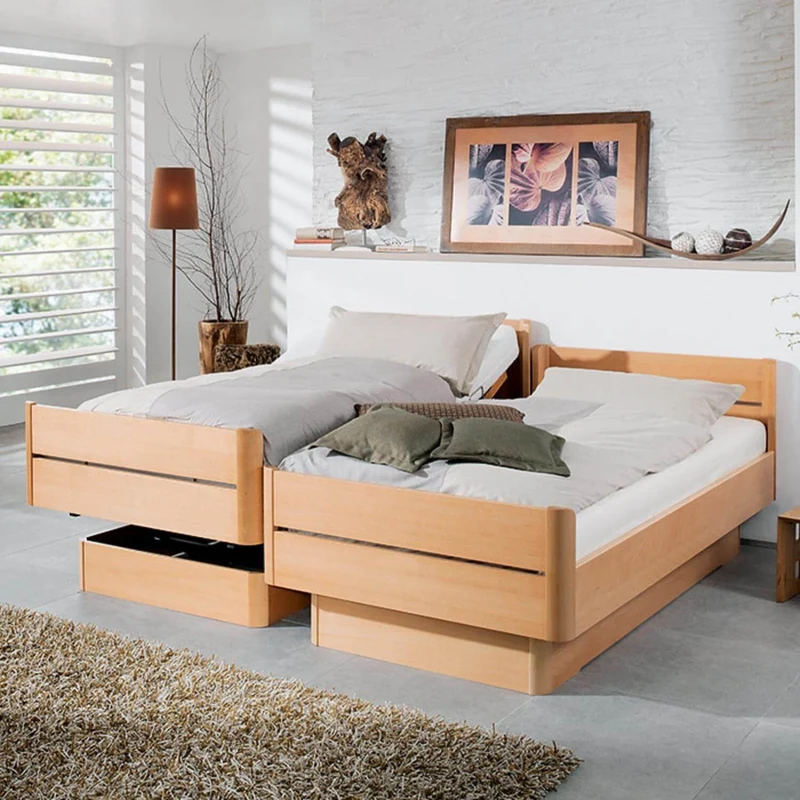 Bern Classic Komfortbett mit Liftsystem, Buche natur