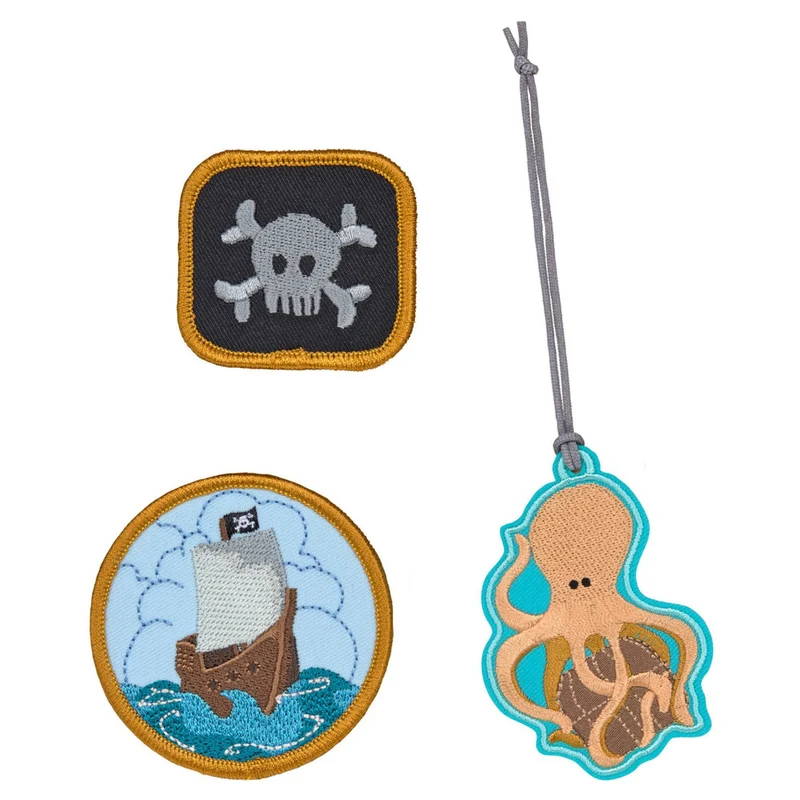 Lässig Zubehör School Patches Set - Colgantes/Parches (Pirates)