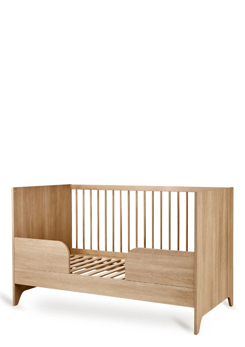 2-in-1 Bett 'Tsugi' Honey Ash 140 x 70 cm
