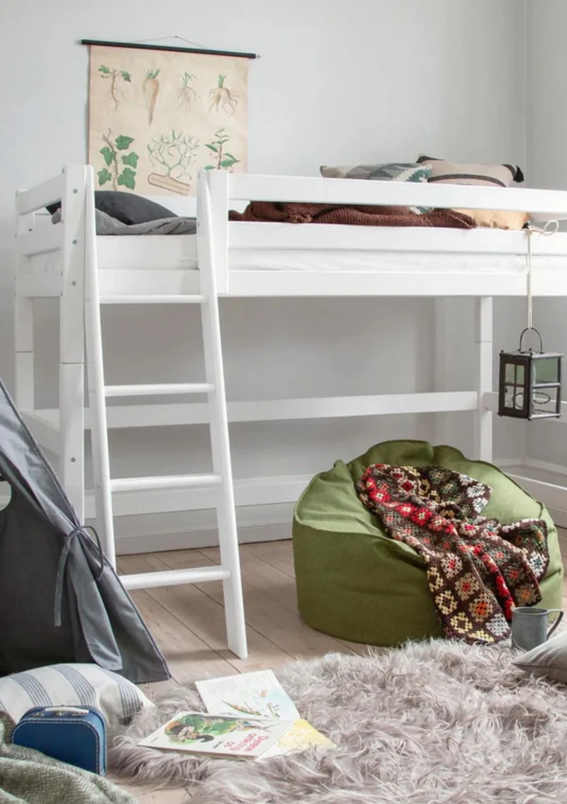 'ECO Luxury' Leiter weiß, schräg, verschiedene Größen