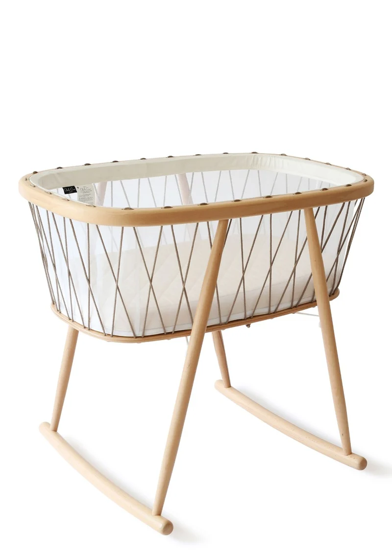 Babywiege 'Kumi' Hazelnut 68 x 40 cm