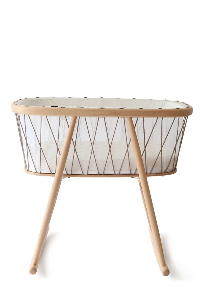 Babywiege 'Kumi' Hazelnut 68 x 40 cm