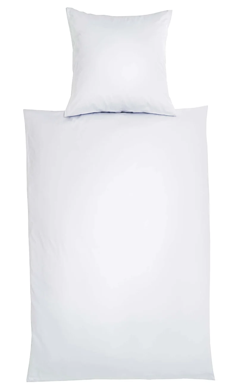 Bettwäsche Uni Satin Glatt