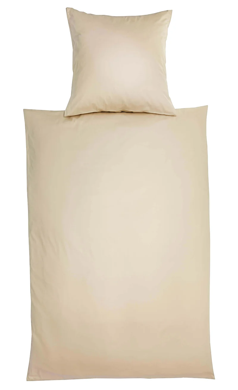 Bettwäsche Uni Satin Glatt