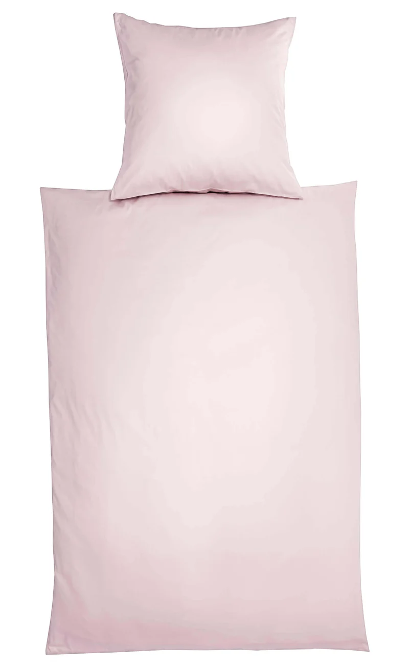 Bettwäsche Uni Satin Glatt