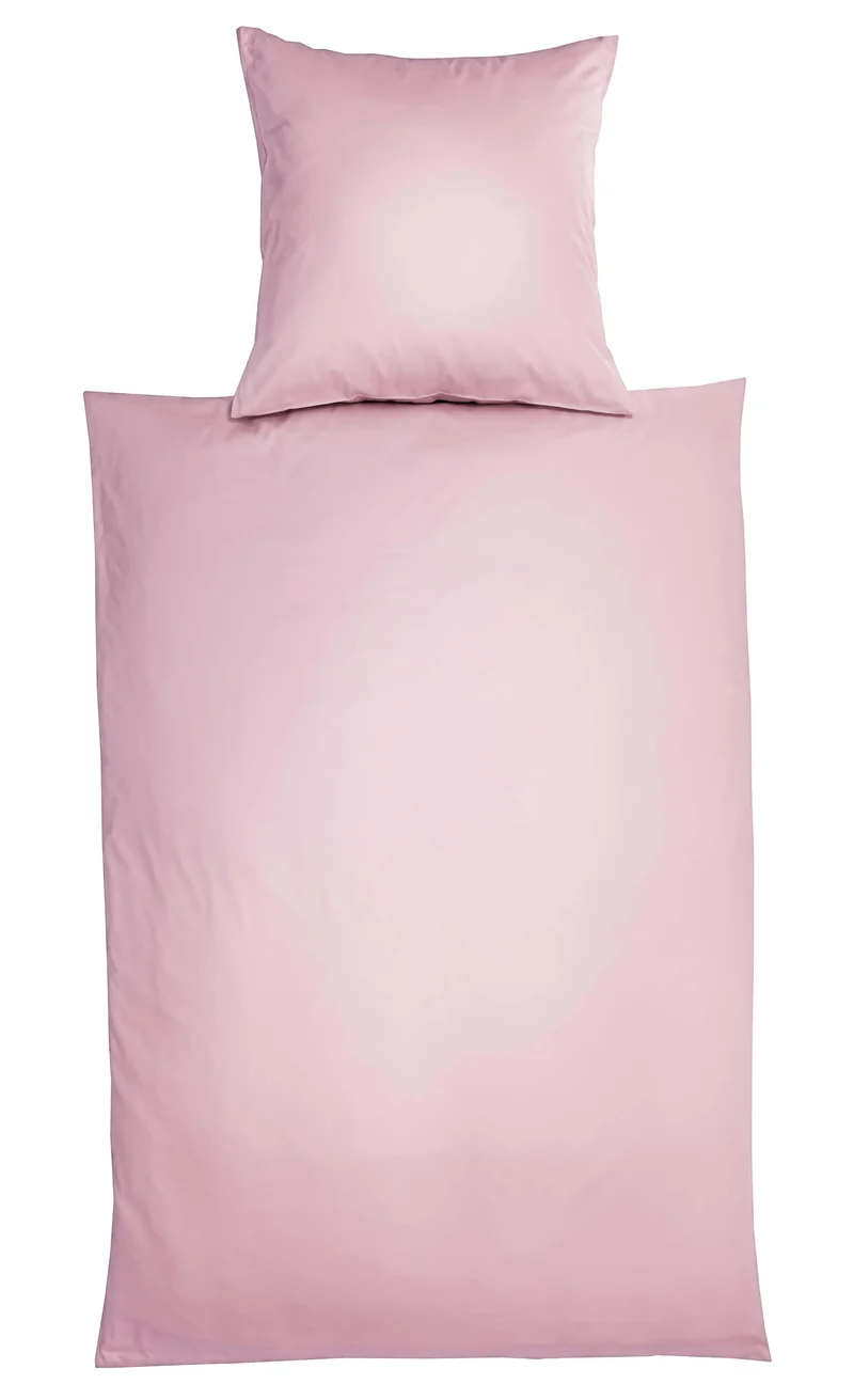 Bettwäsche Uni Satin Glatt