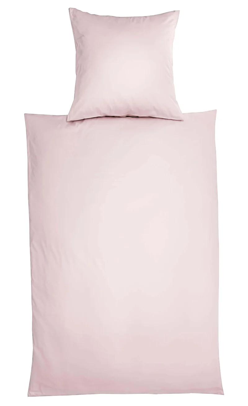 Bettwäsche Uni Satin Glatt