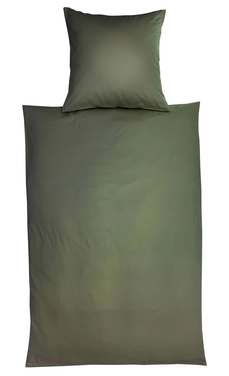 Bettwäsche Uni Satin Glatt