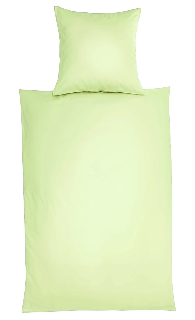 Bettwäsche Uni Satin Glatt