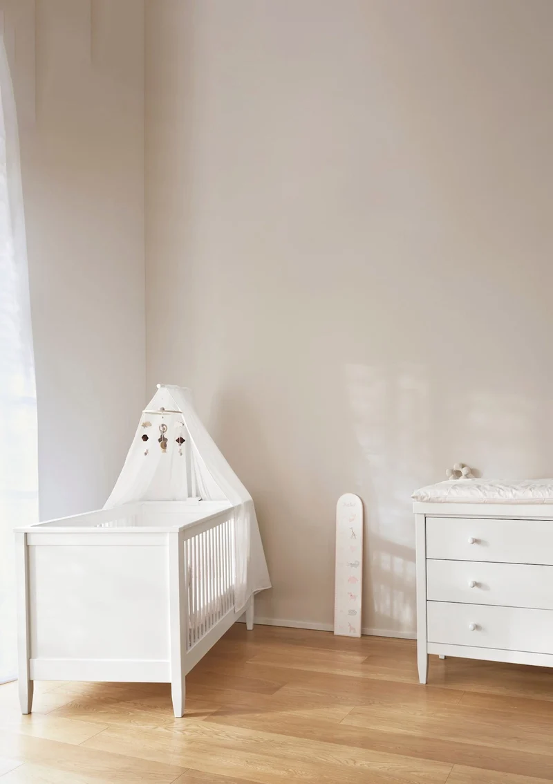 Babybett weiß 140 x 70 cm