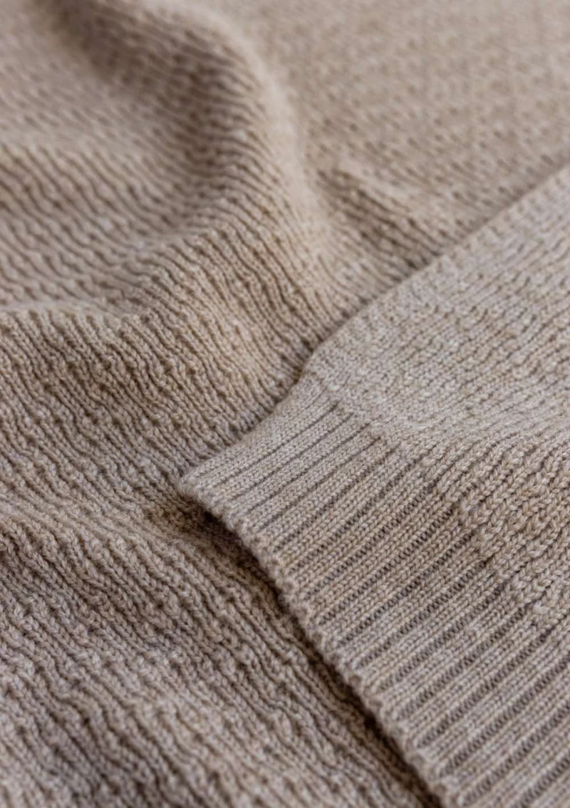 Merino Decke 'Dora' sand
