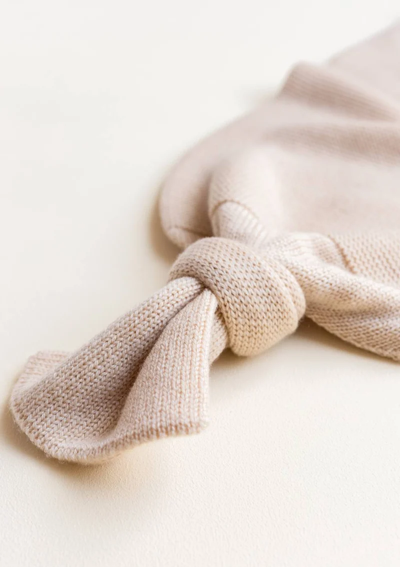 Merino Strick-Pucksack 'Cocoon' Oat