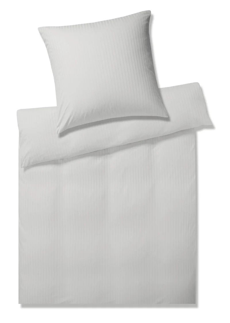 Uni Jersey Bettwäsche mit Streifen Solid Stripe