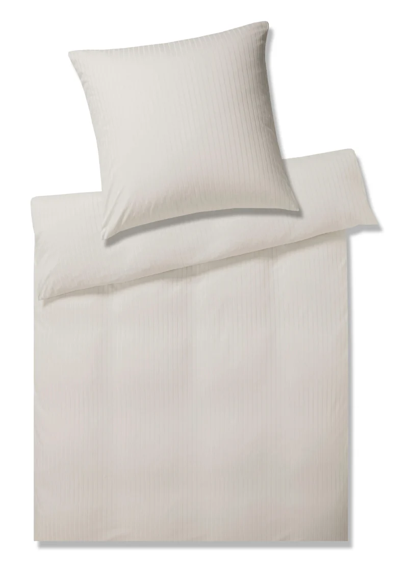 Uni Jersey Bettwäsche mit Streifen Solid Stripe