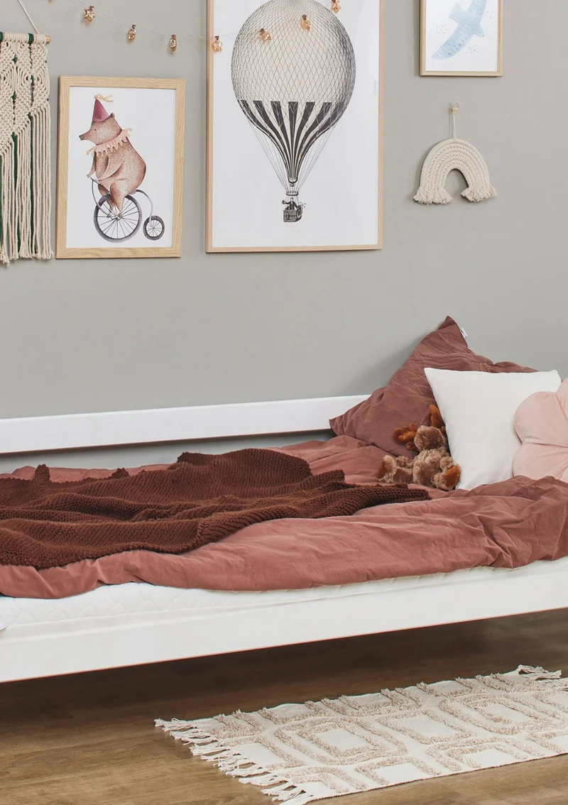 'ECO Luxury' Einzelbett weiß 200 x 90 cm