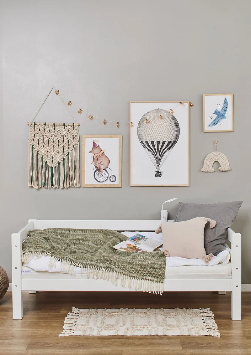 'ECO Luxury' Einzelbett weiß 160 x 70 cm