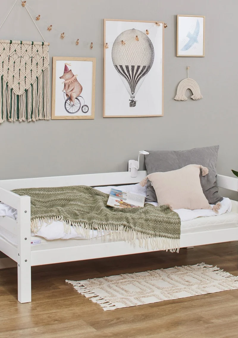 'ECO Luxury' Einzelbett weiß 160 x 70 cm