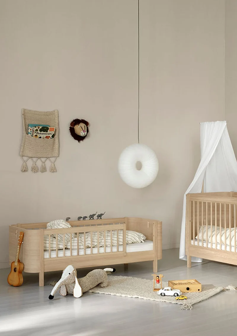 Juniorbett 'Wood Mini+' Eiche 162 x 68 cm