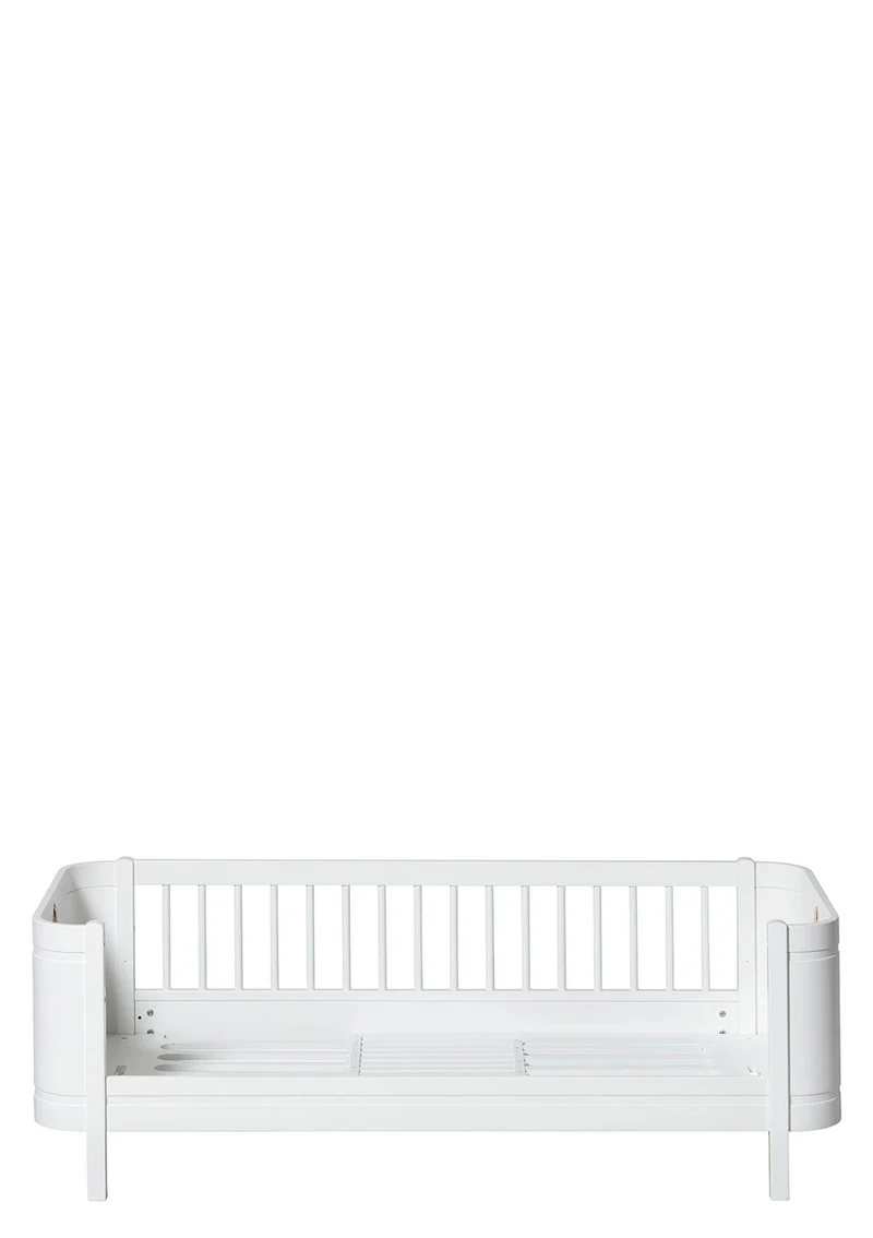 Juniorbett 'Wood Mini+' weiß 162 x 68 cm