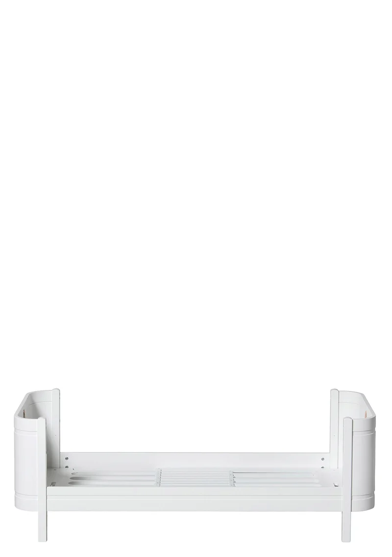 Juniorbett 'Wood Mini+' weiß 162 x 68 cm