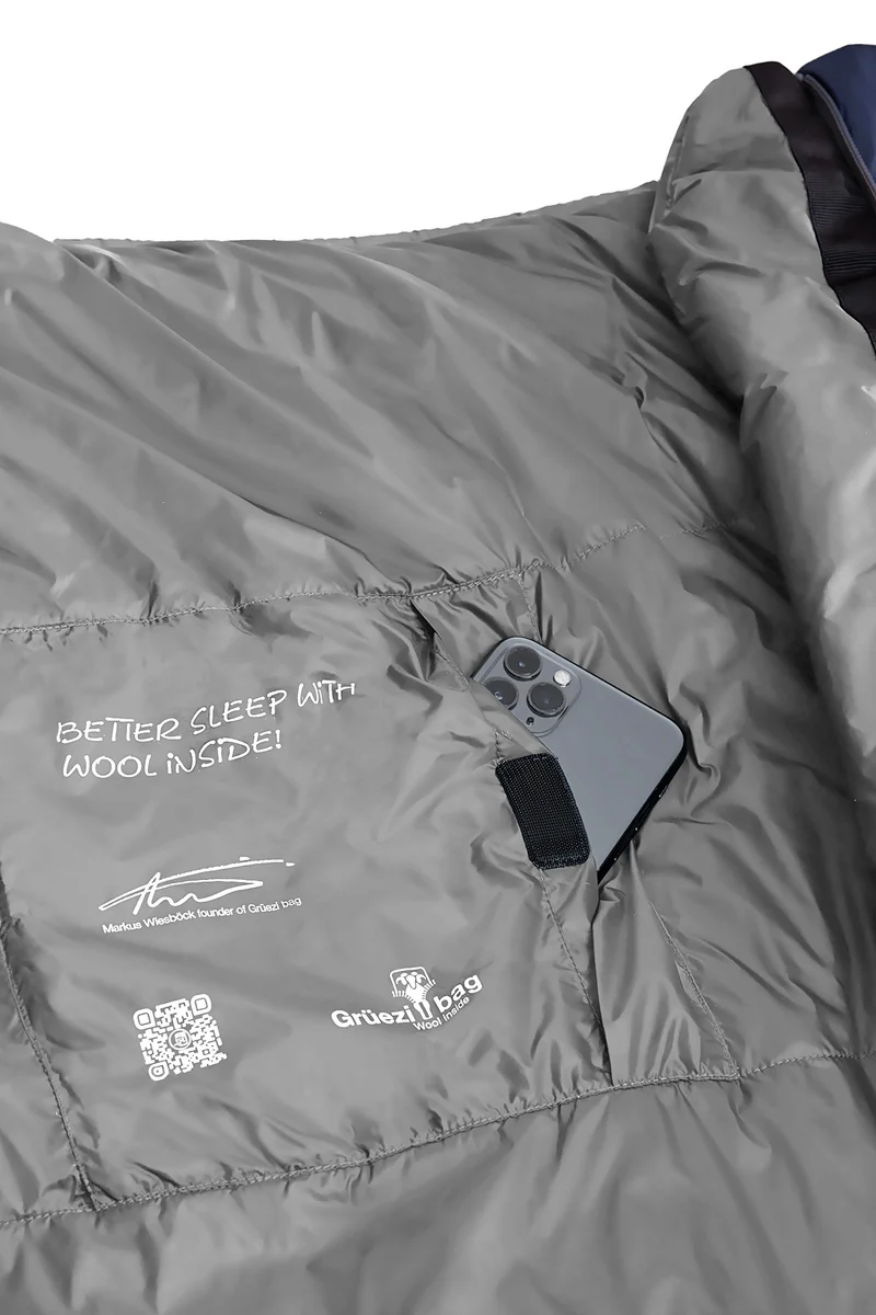 Wolle Zero XL Mumienschlafsack | Night Blue | 2 °C