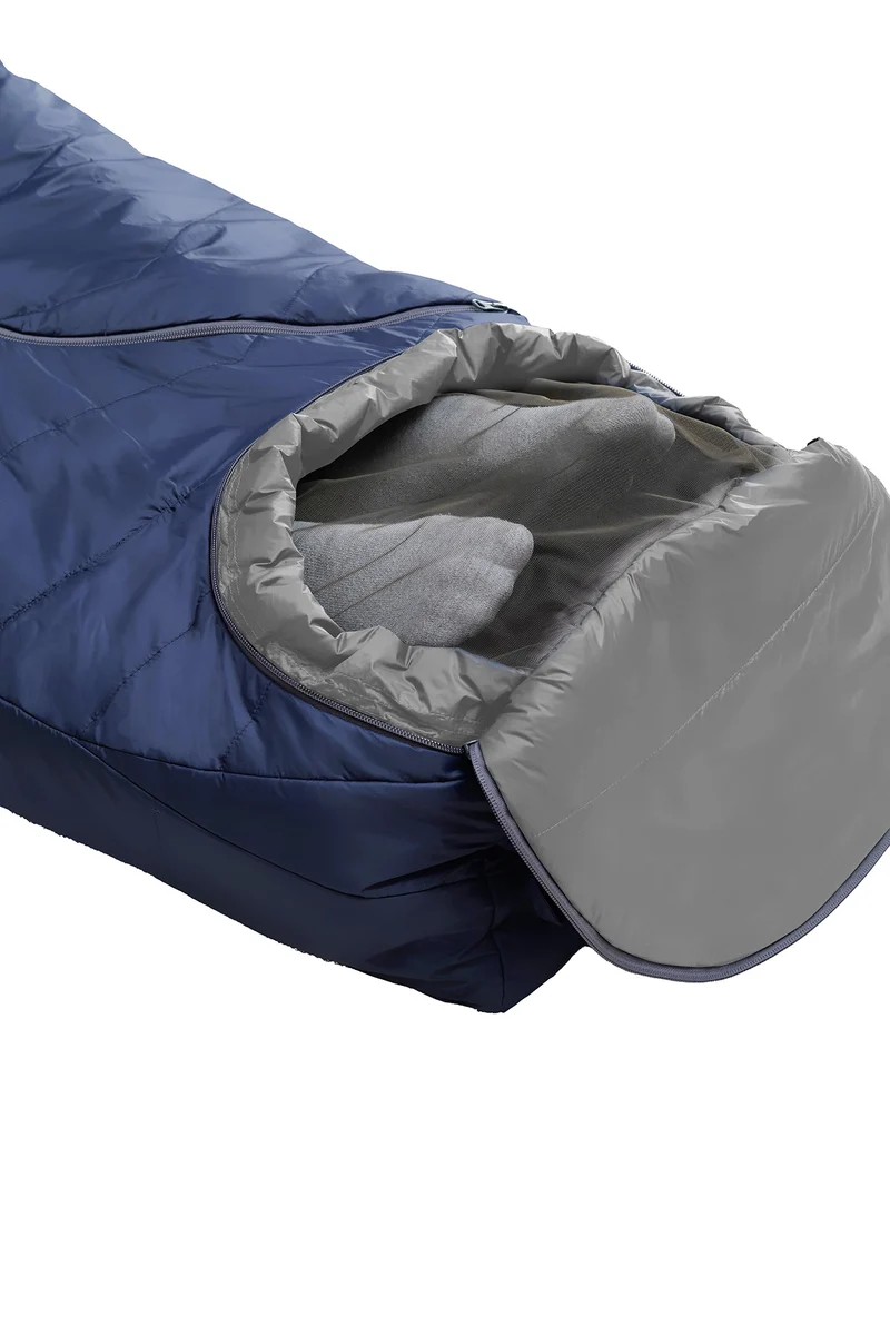 Wolle Zero XL Mumienschlafsack | Night Blue | 2 °C